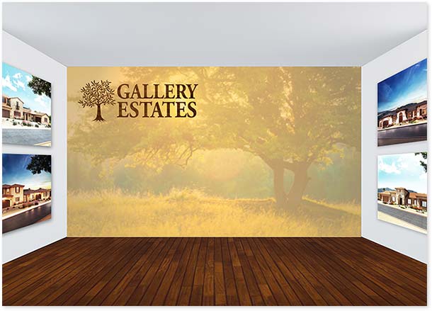 sales office wall mural